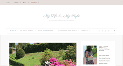 Desktop Screenshot of mylifeandmystyle.com